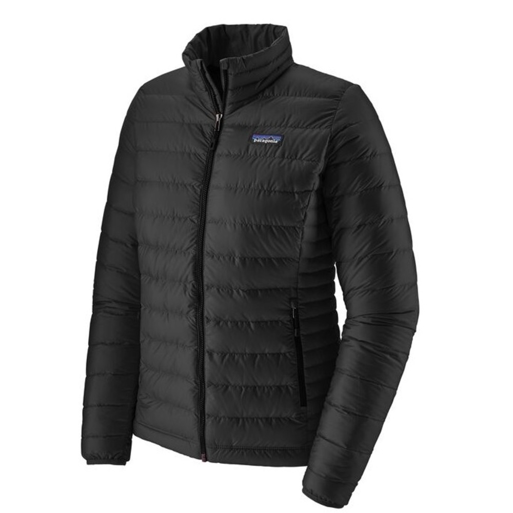 women’s black patagonia down jacket size small